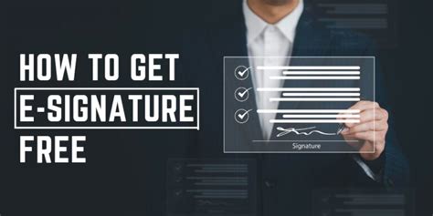 free esignature solutions|Top Free E.